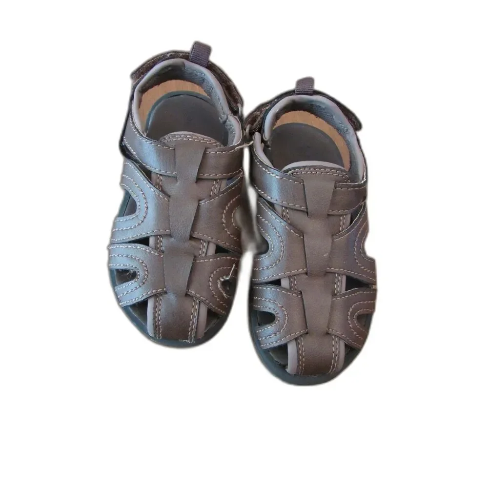 Brown Kids Toddler Size 9M Sandals Shoes